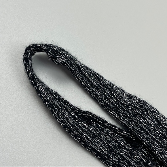 Forever 21 Silver Black Stretch Knit Tank Top M - Picture 7 of 11